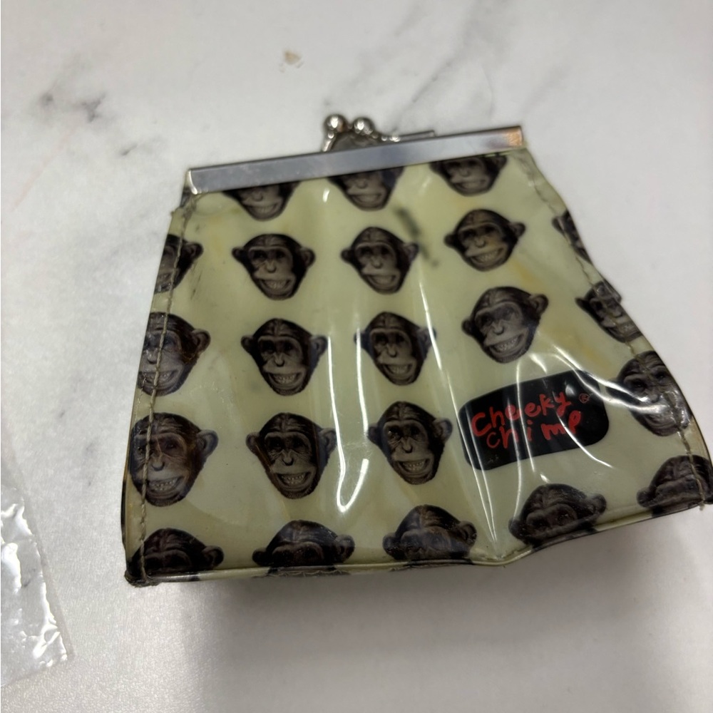 Cheeky‎ Chimp Monkey Print Coin Purse